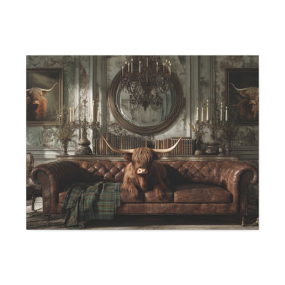 Highland Cow Canvas print