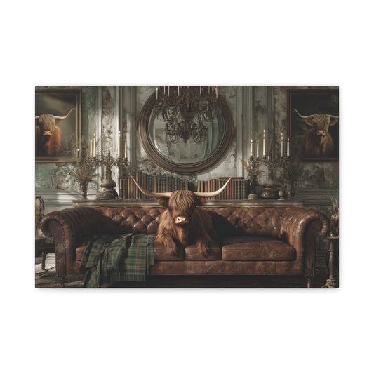 Highland Cow Canvas print