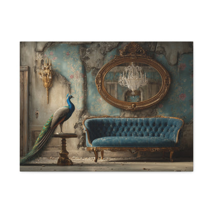 Peacock in a Salons and Oranges